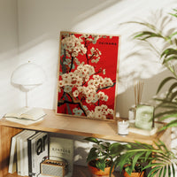 Cherry Blossoms Paint Okinawa Red