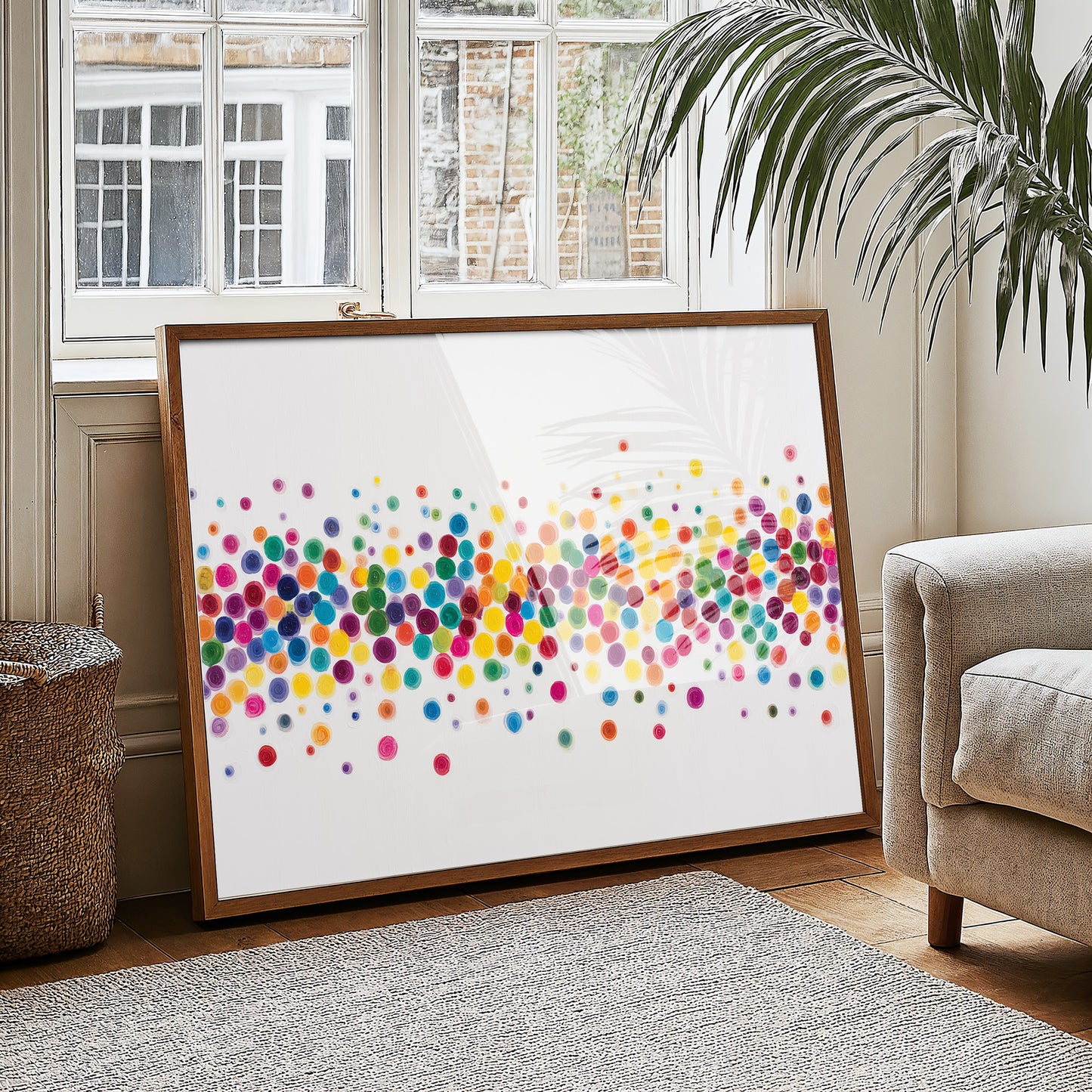 Confetti Dances In Morning Light