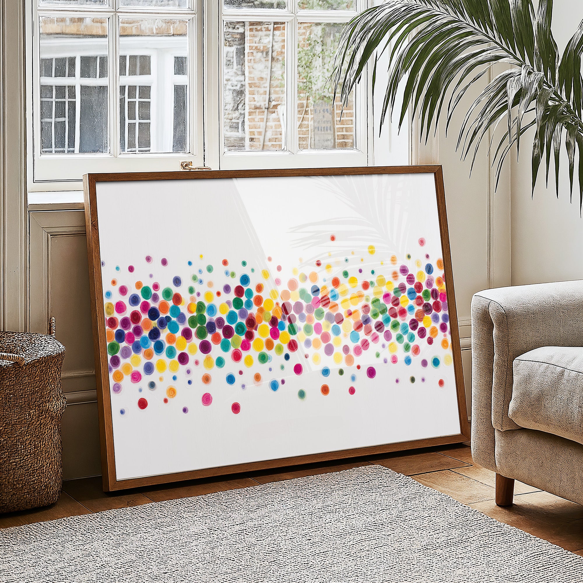 Confetti Dances In Morning Light