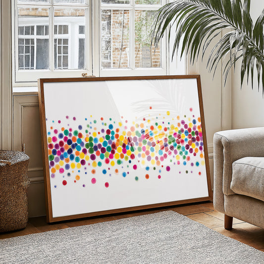 Confetti Dances In Morning Light