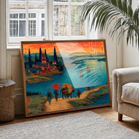 Travelers Follow Ancient Harbor Roads