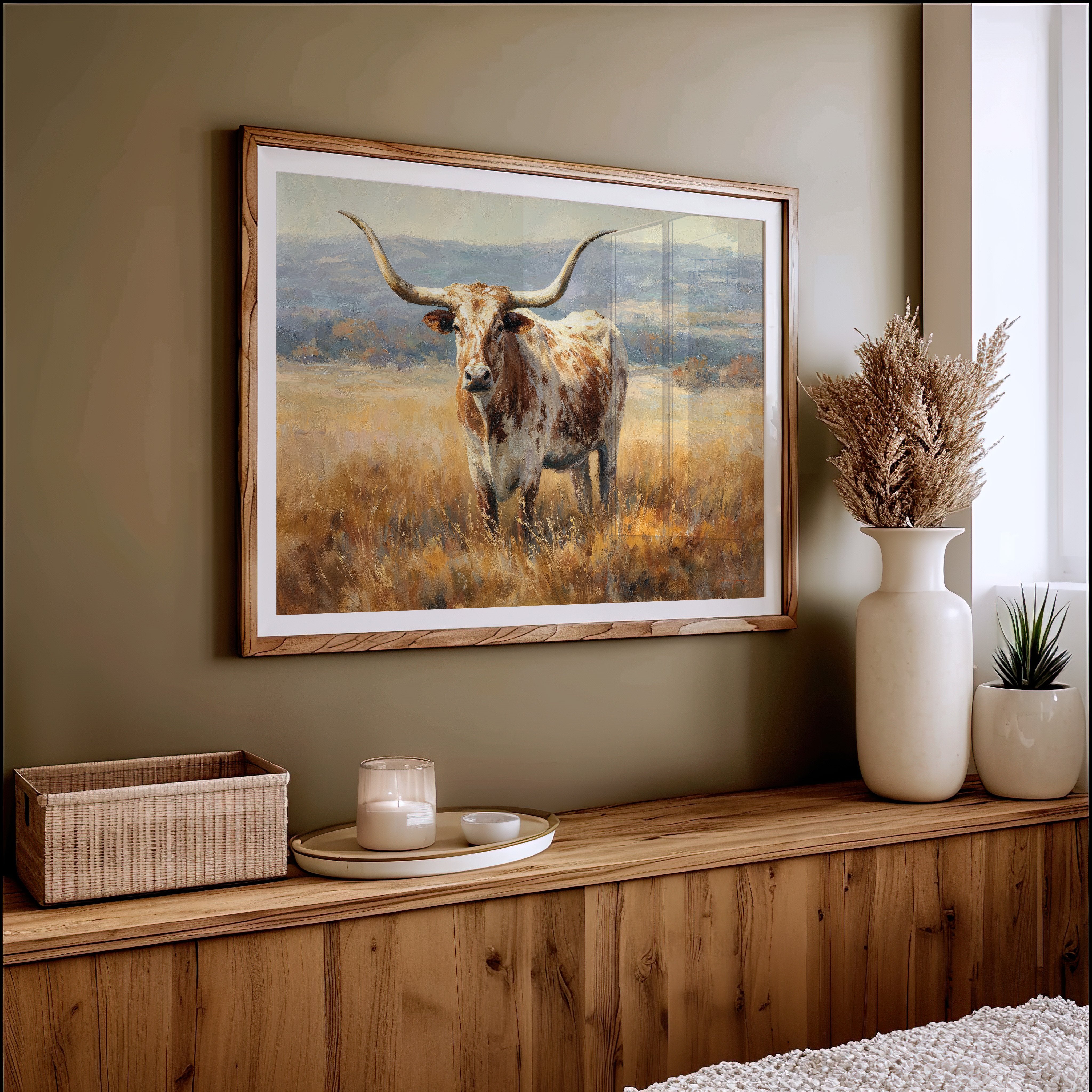 Lone Star Stands In Autumn