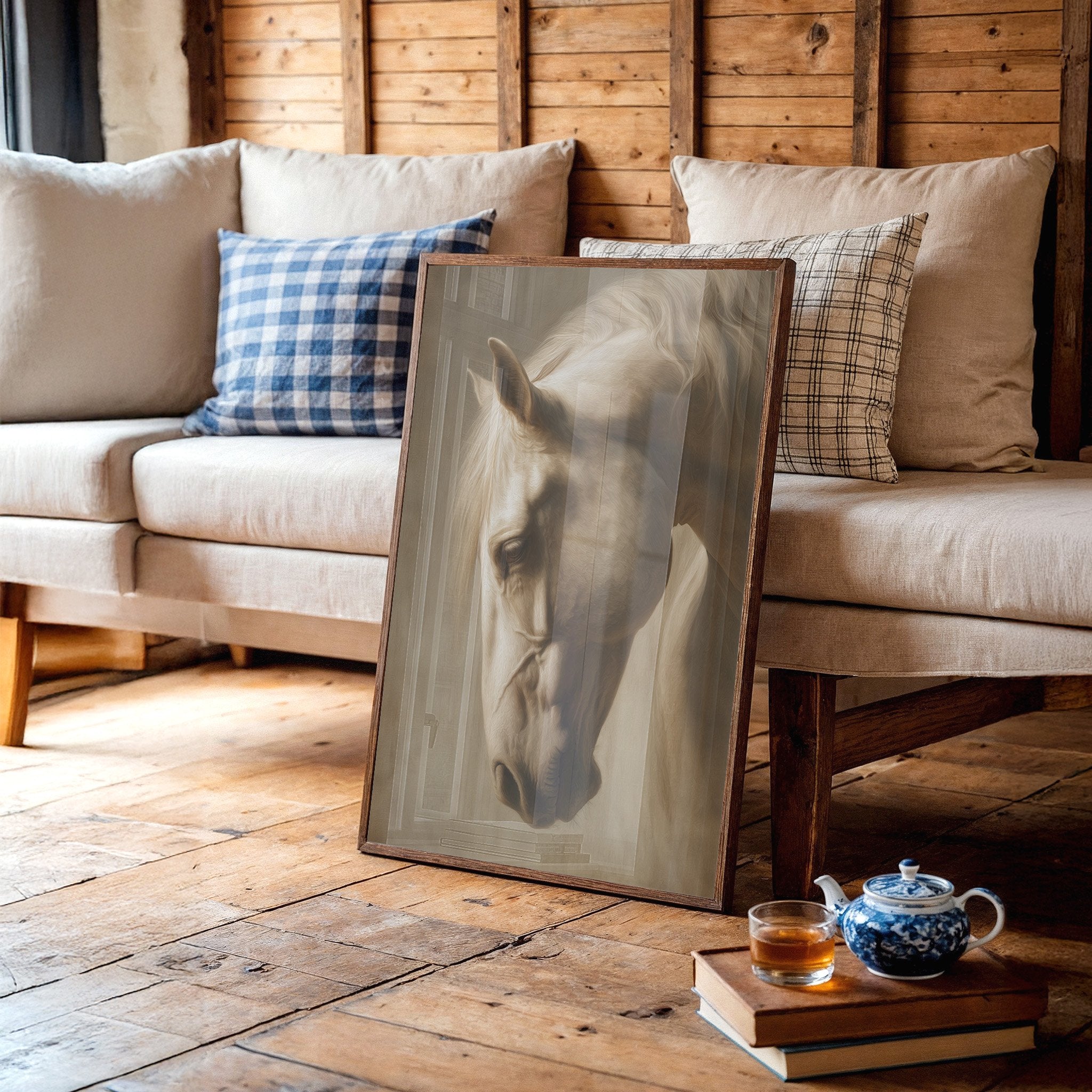 Noble Spirit In Sepia Tones