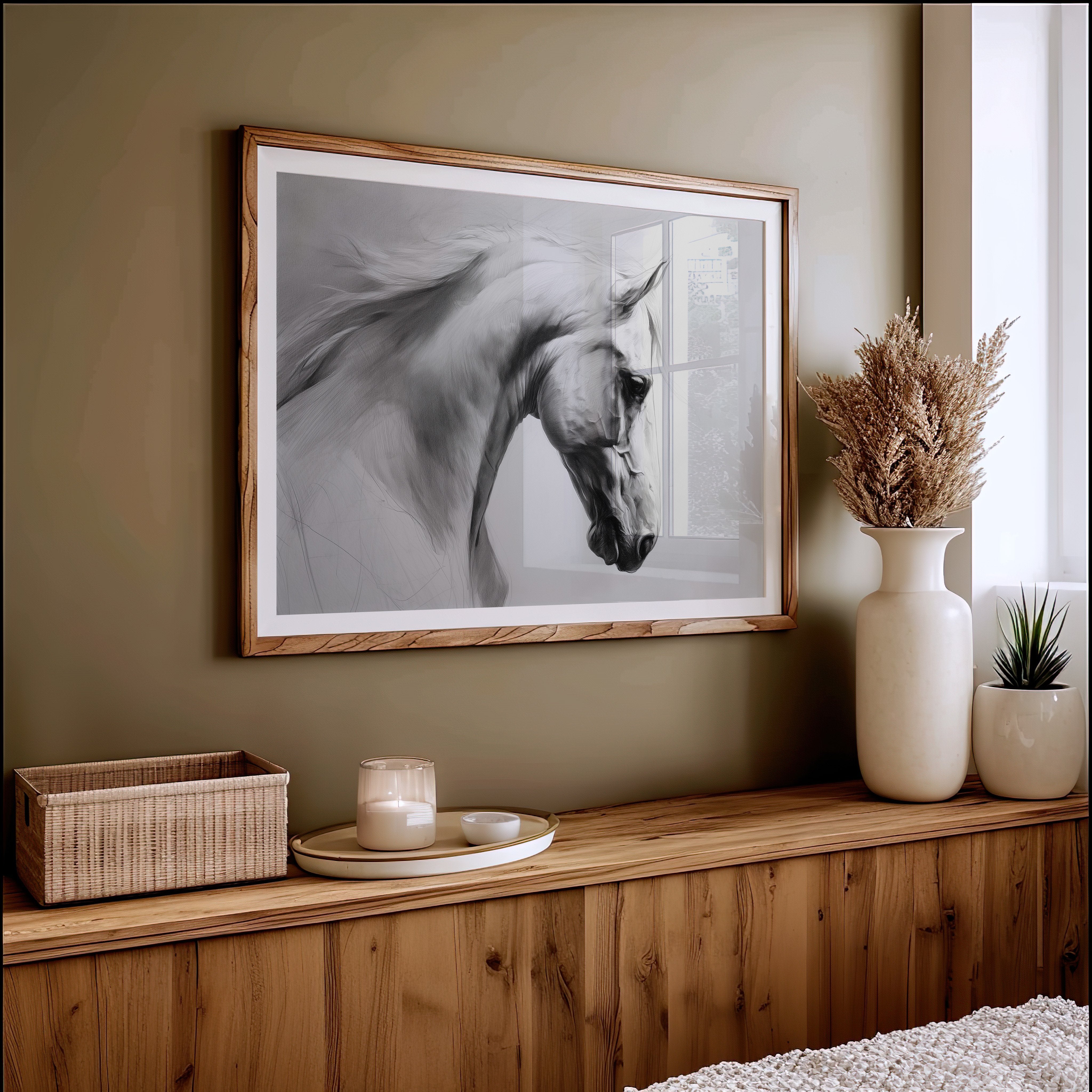 Silent Strength In Charcoal Tones