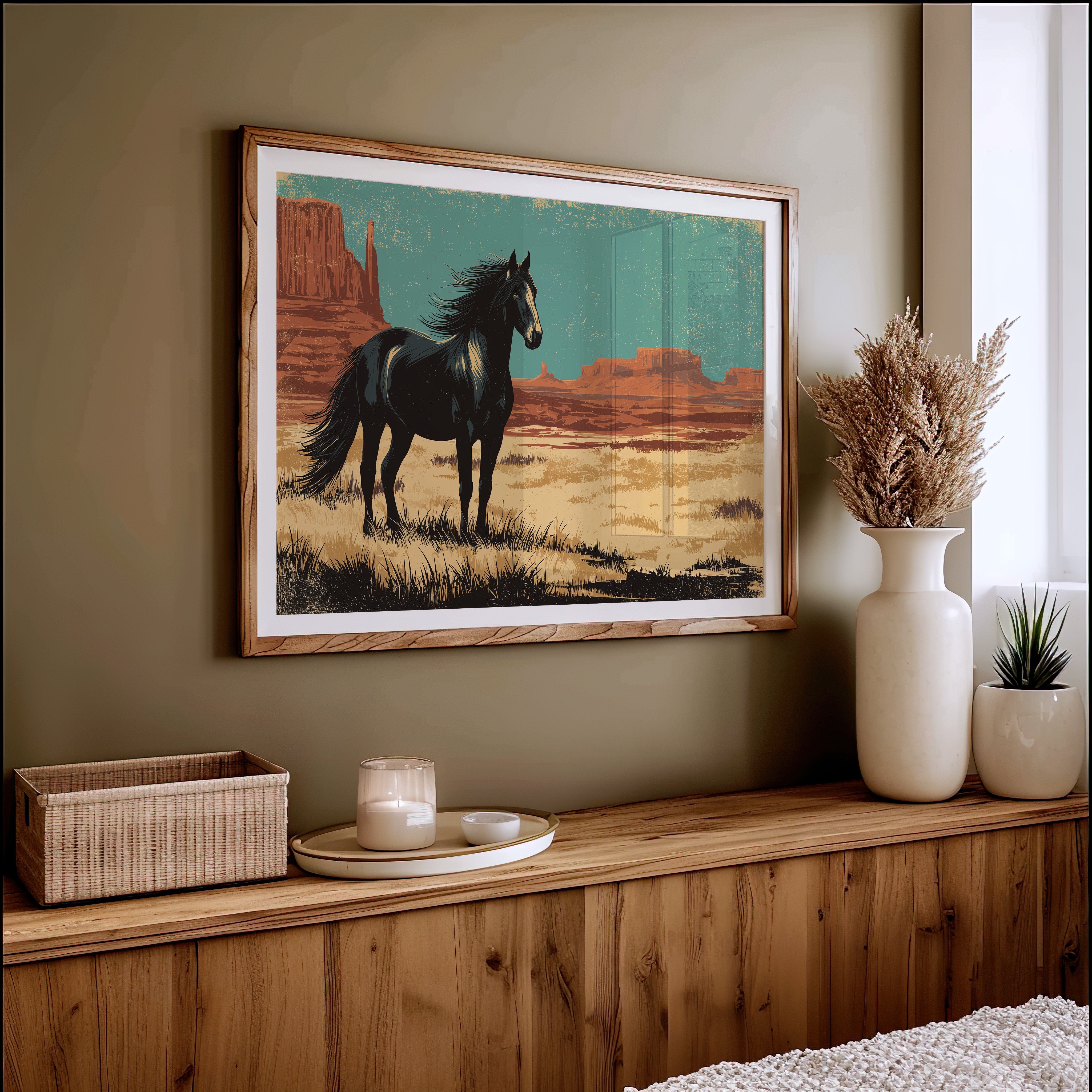 Midnight Stallion Claims Desert Throne