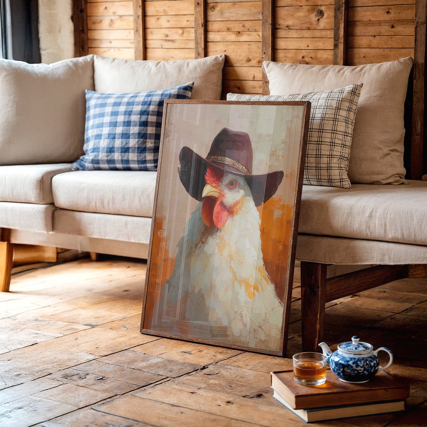Barnyard Boss With Burgundy Brim