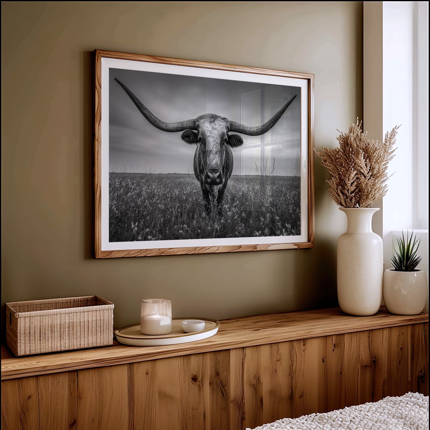Steadfast Gaze Across Timeless Plains