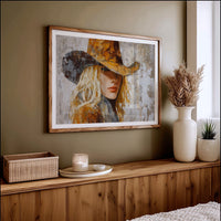 Amber Secrets Under Wide Brim