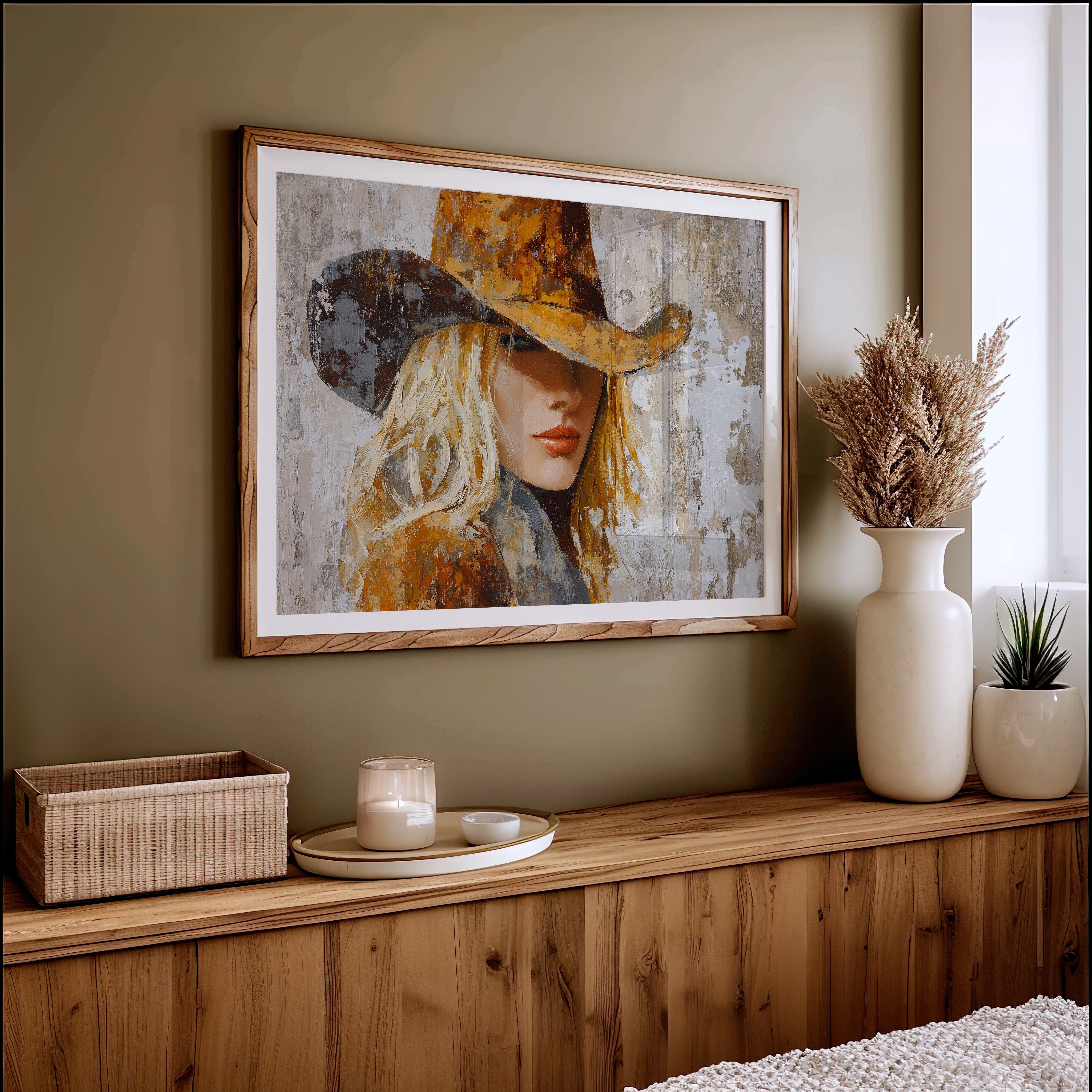 Amber Secrets Under Wide Brim