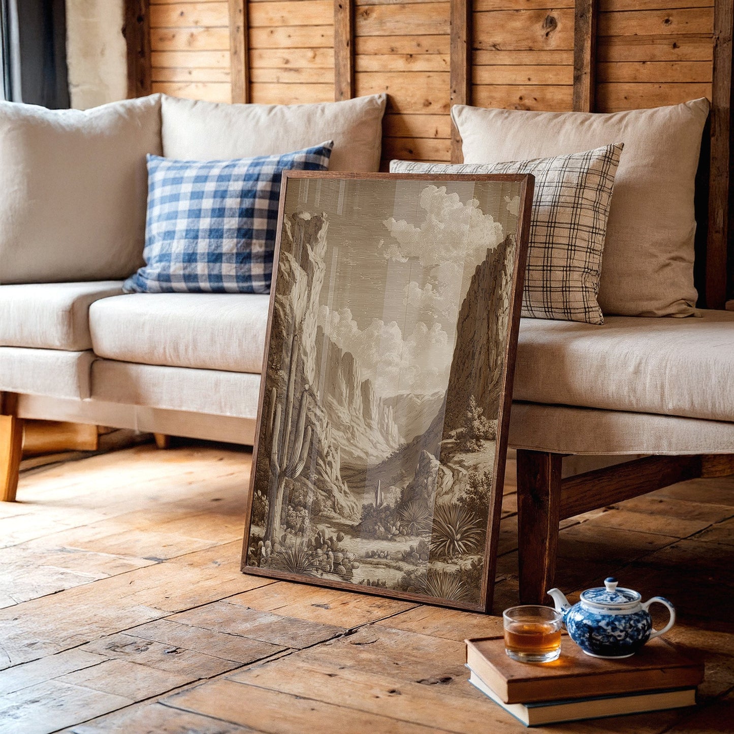 Sepia Canyons Of Forgotten Time