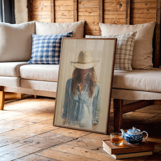 Denim Blues Meet Ranch Sunlight
