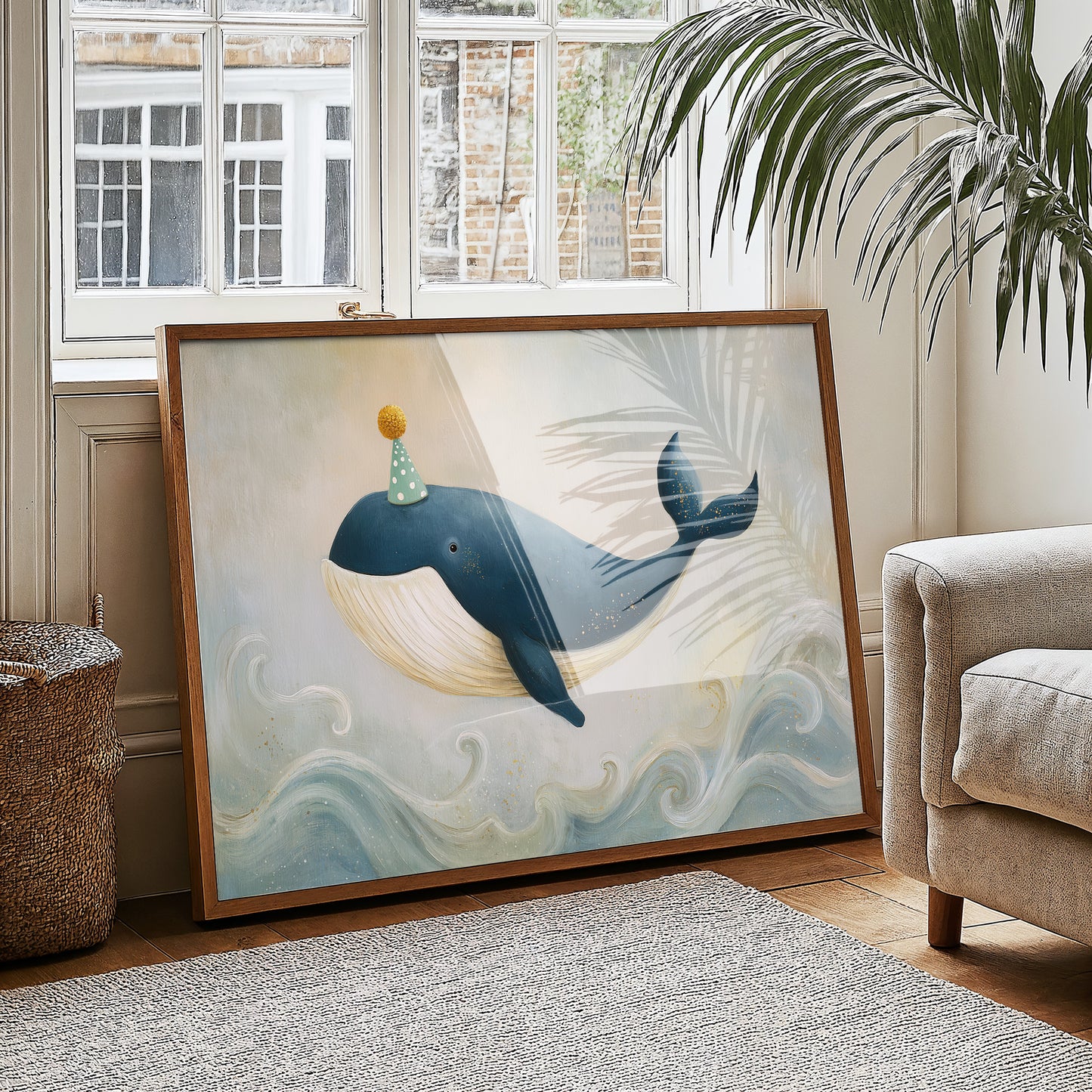 Ocean Birthday In Gentle Waves