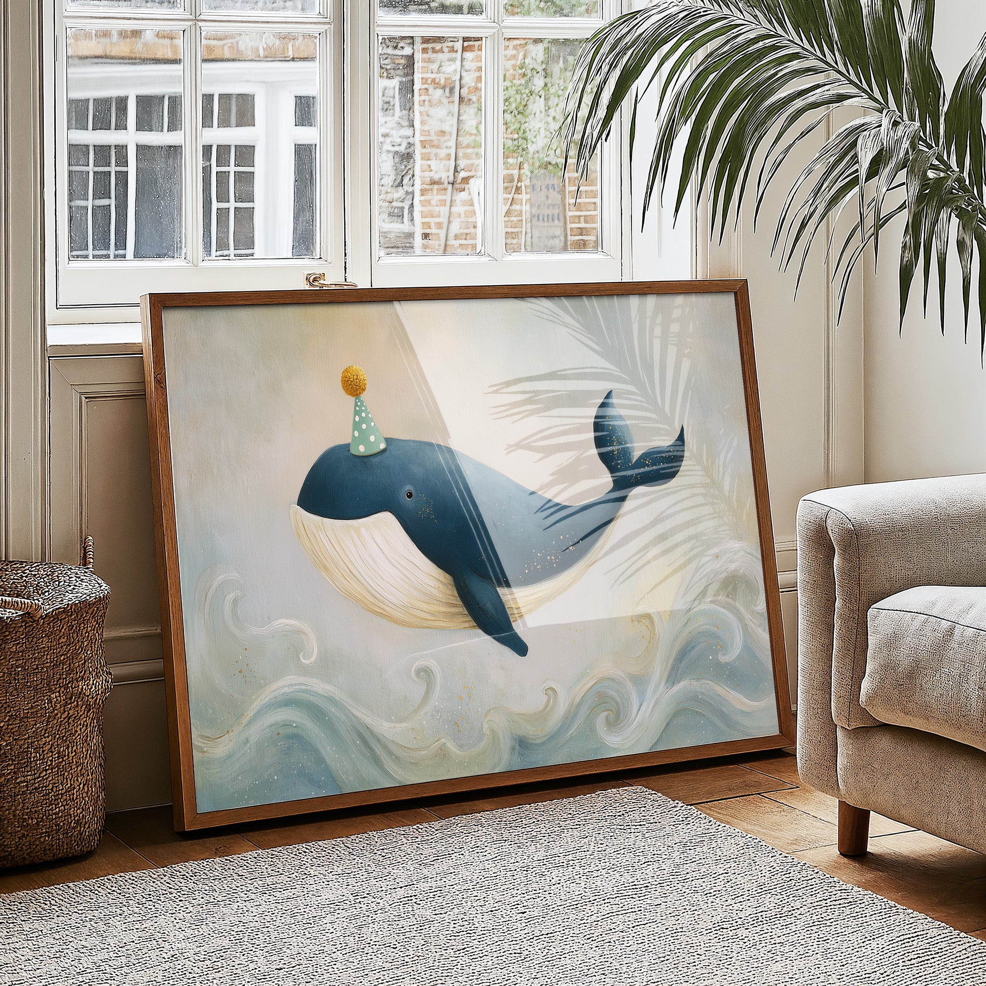 Ocean Birthday In Gentle Waves