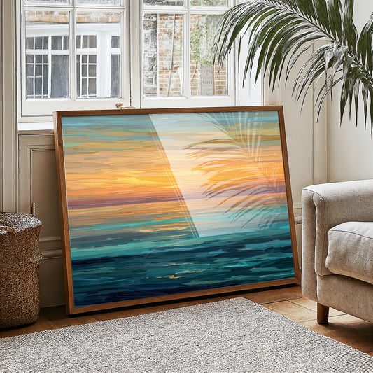 Horizon Lines Melt Into Sea