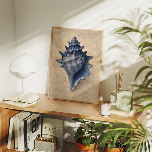 Ocean Memories In Indigo Blue