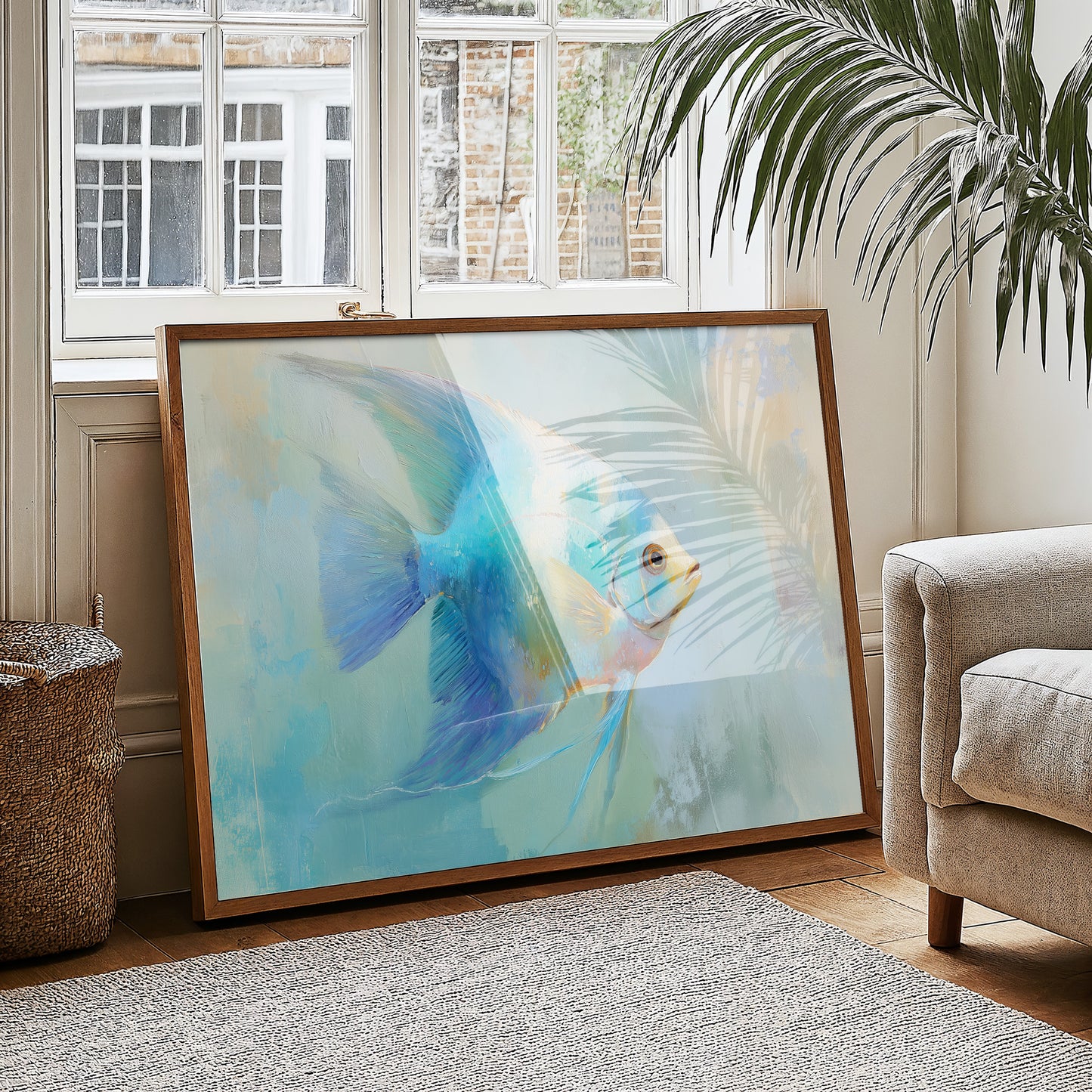 Azure Dancer In Tranquil Waters