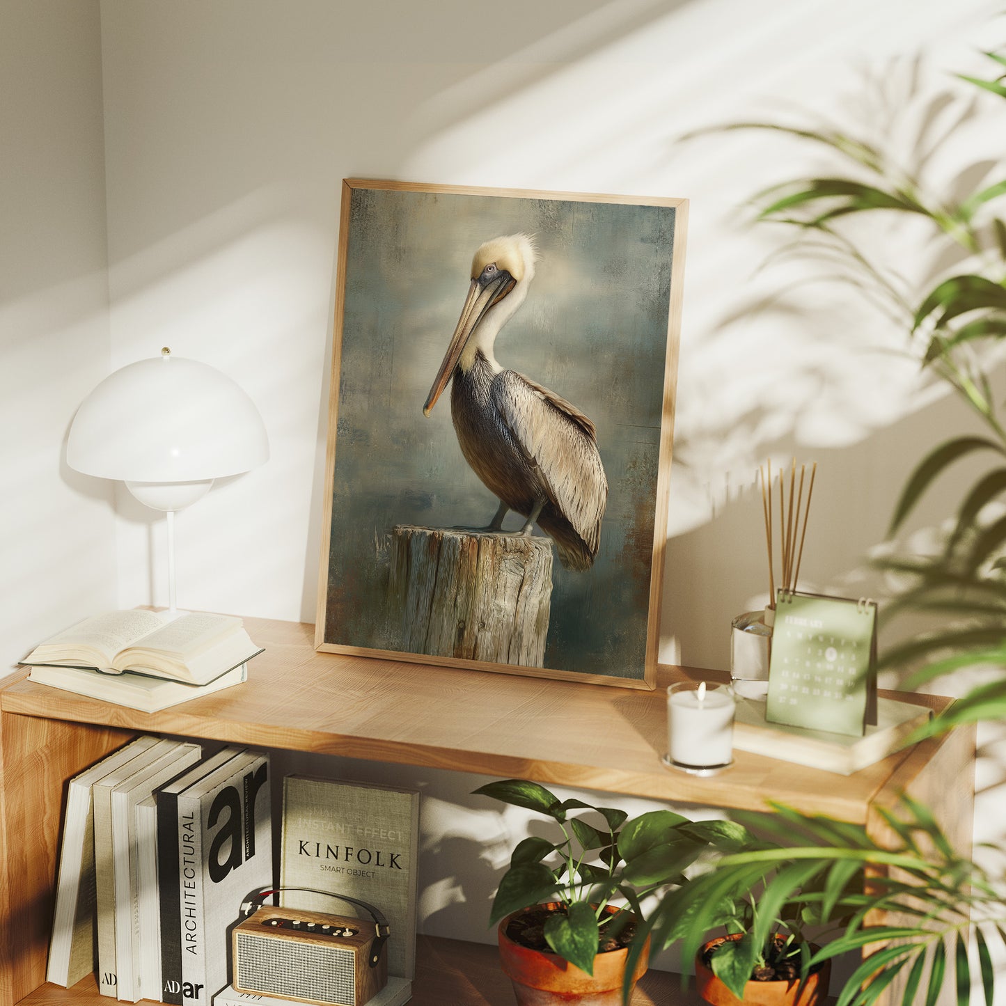 Coastal Watcher On Weathered Perch