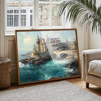 Coastal Manor Meets Turquoise Tide