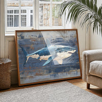 Shark Glides Through Weathered Seas