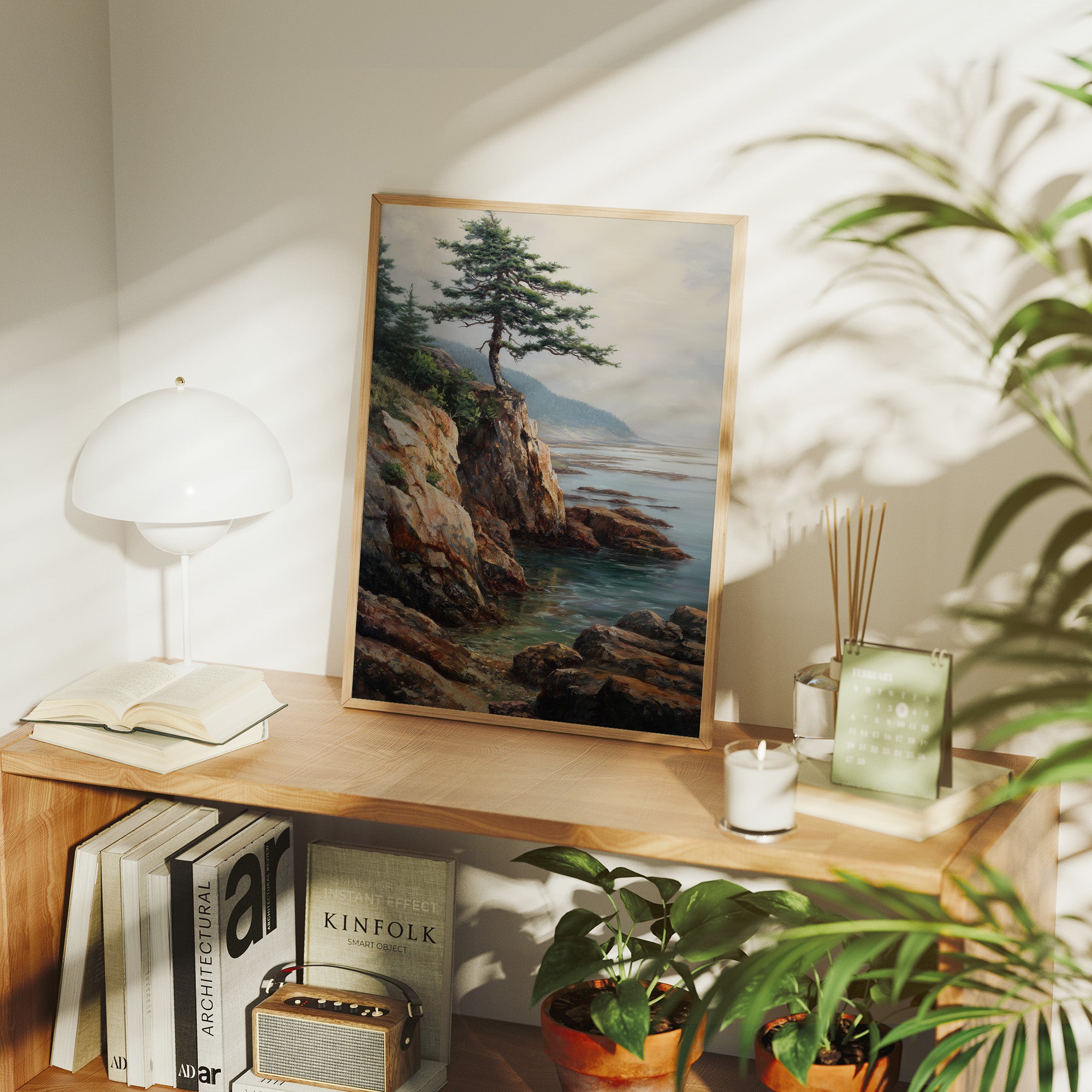 Lone Pine Clings To Coast