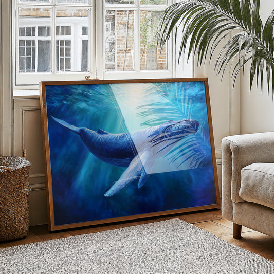 Ocean Giant In Azure Depths