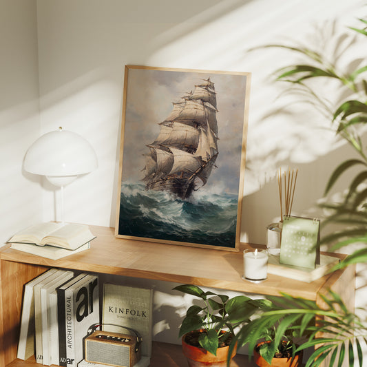 Tall Ships Dance On Restless Tides