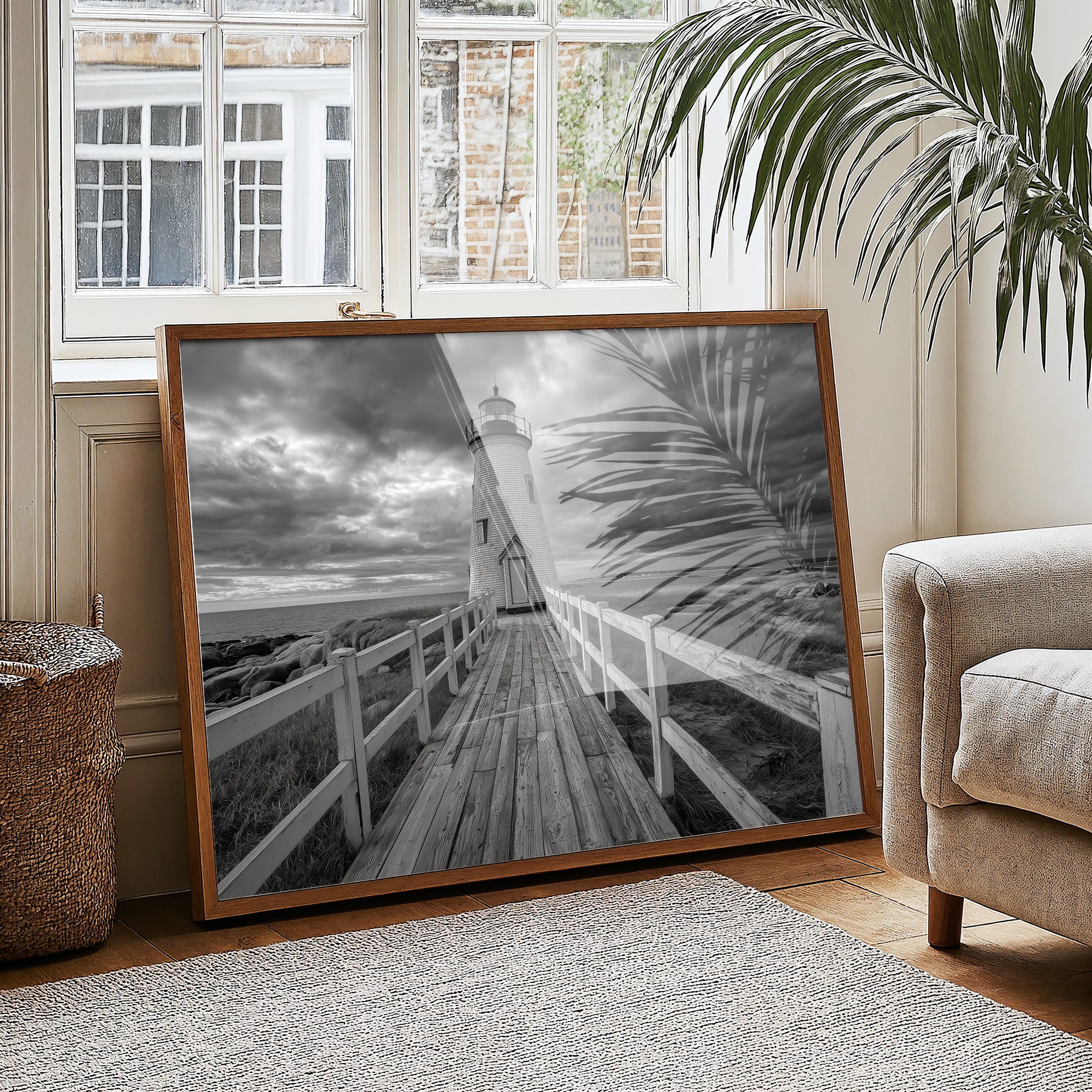 Wooden Path To Coastal Sentinel