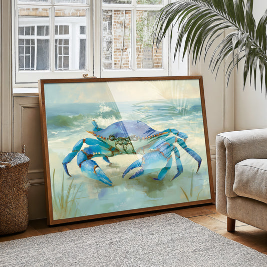 Blue Sentinel Of Tidal Shores