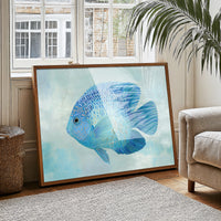 Azure Drift In Tranquil Waters