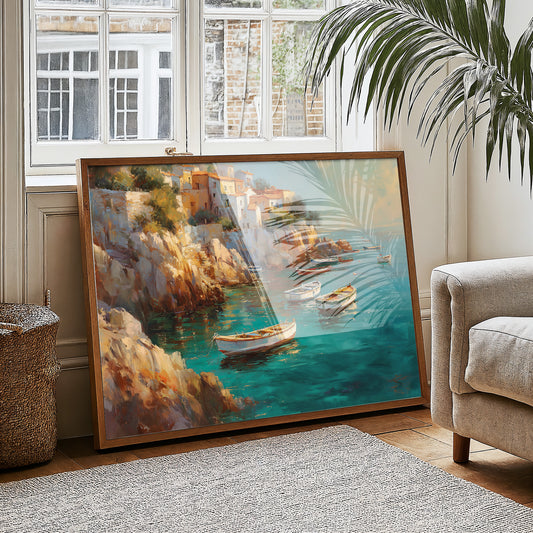 Cliffside Village Meets Azure Waters