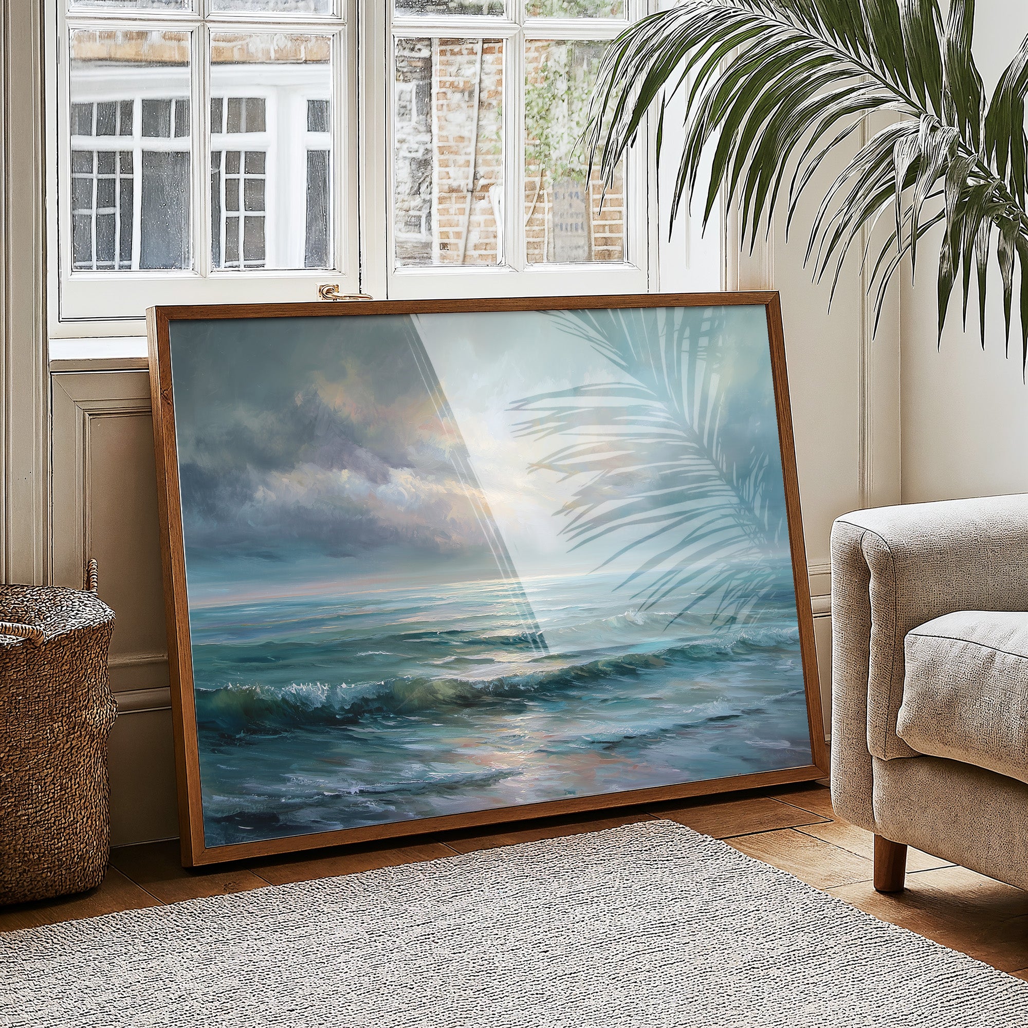 Ocean Breaths Between Storm Clouds