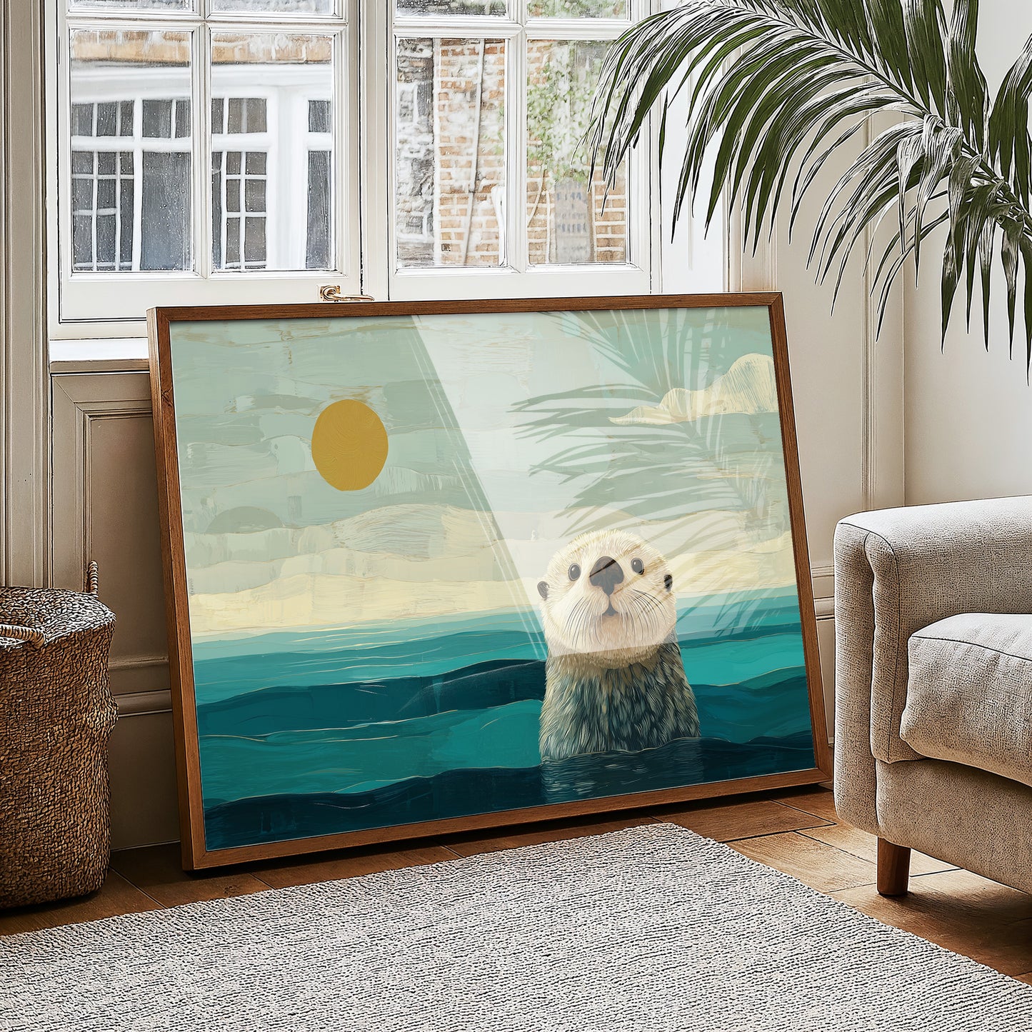 Sea Otter's Morning Curiosity