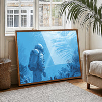 Ocean Explorer In Azure Depths