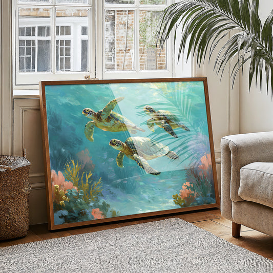 Ancient Voyagers Through Turquoise Depths