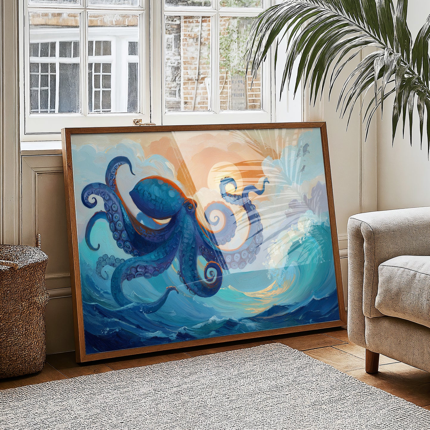 Ocean Dancer In Sunset Waves