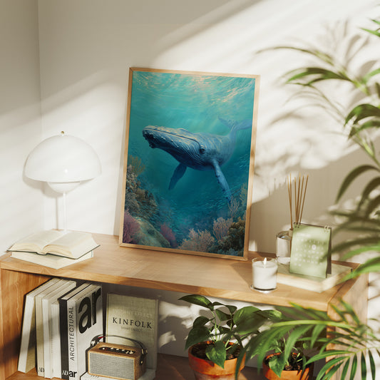 Gentle Giant Drifts Through Aqua