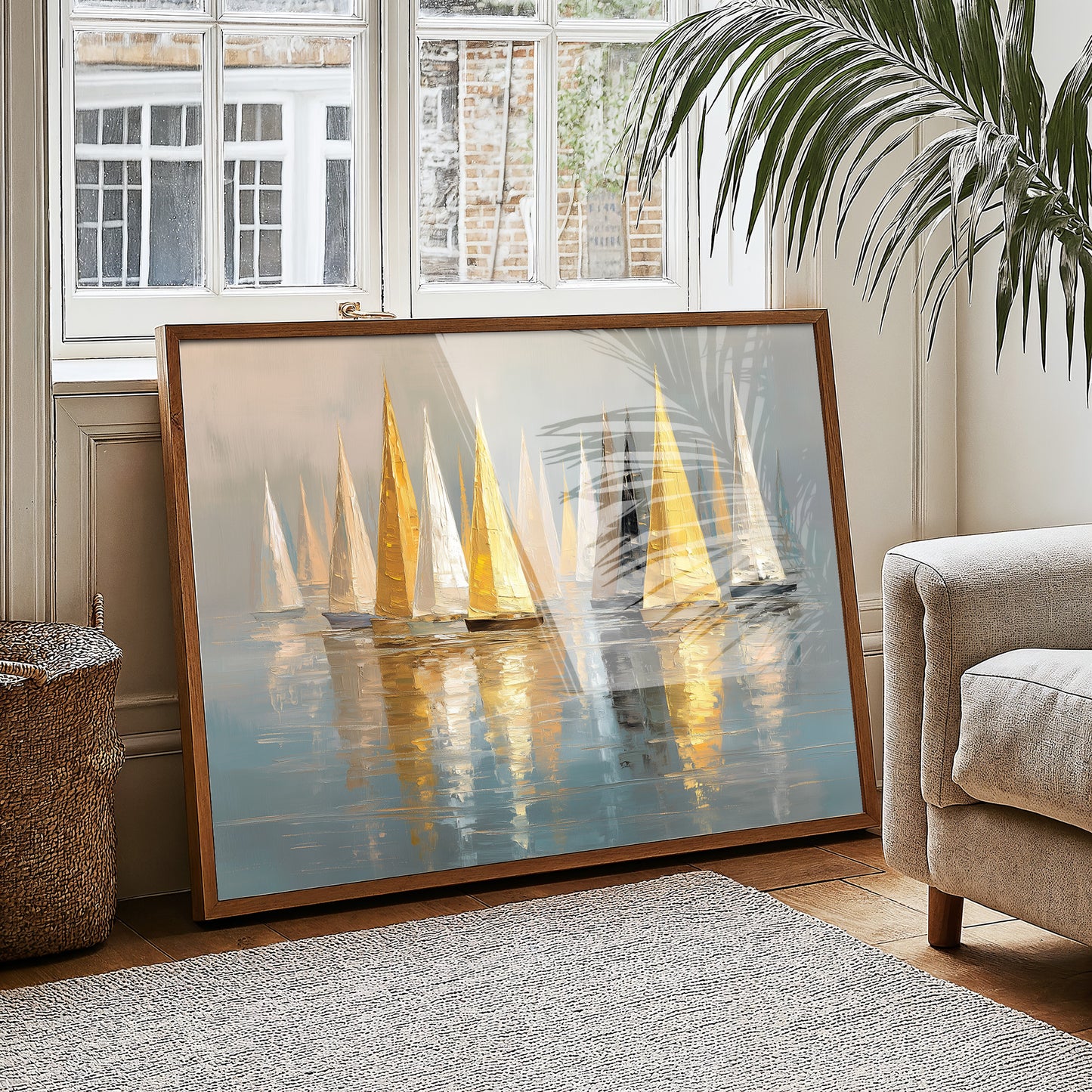 Golden Sails Dance At Dawn