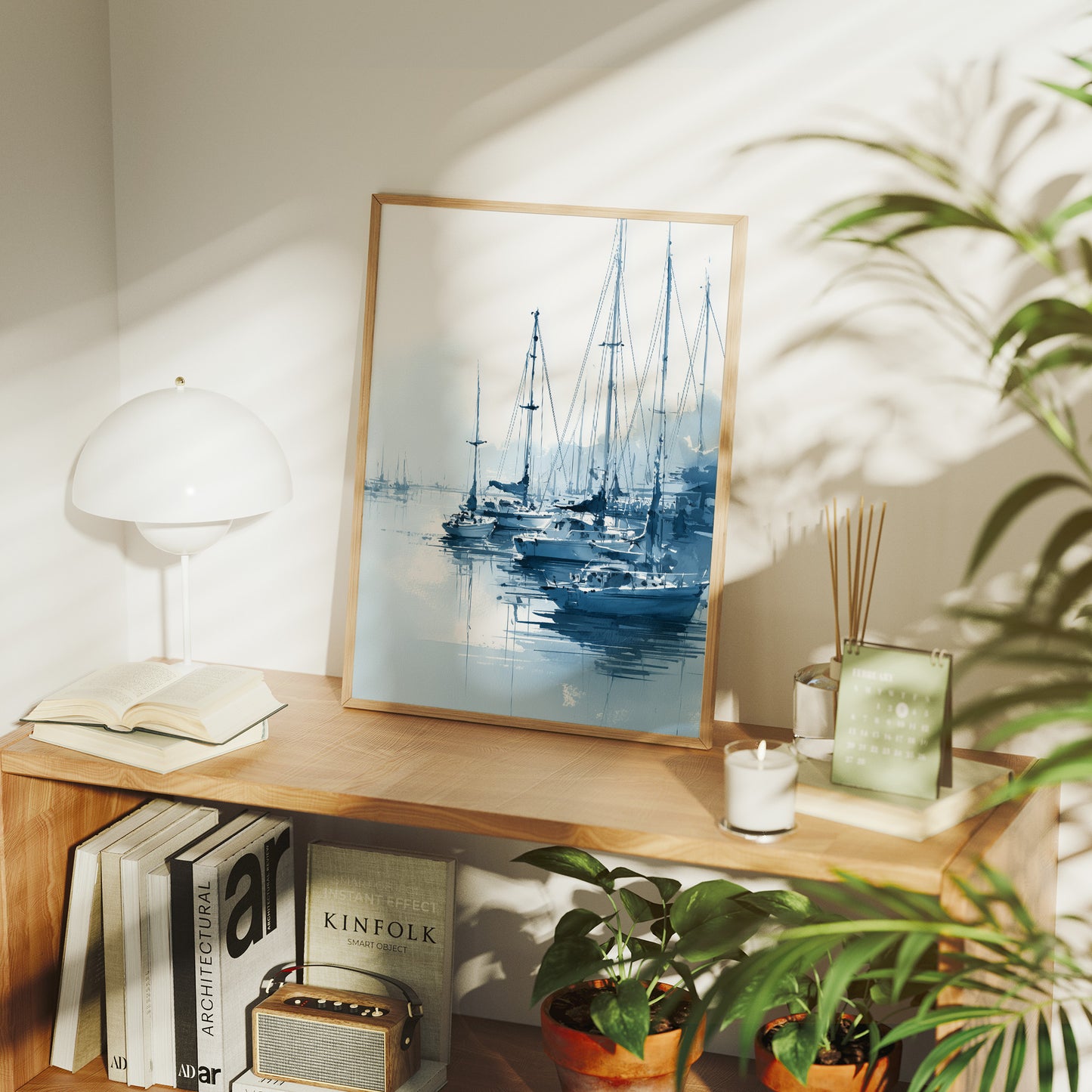 Harbor Mist On Quiet Waters