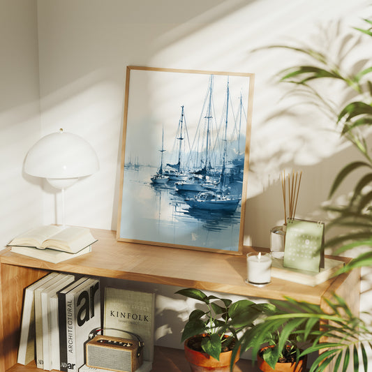 Harbor Mist On Quiet Waters