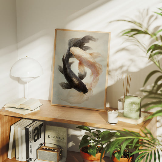 Koi Circle In Quiet Harmony