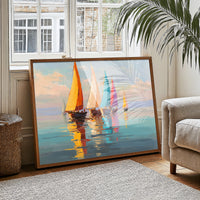 Sails Dance On Tranquil Waters