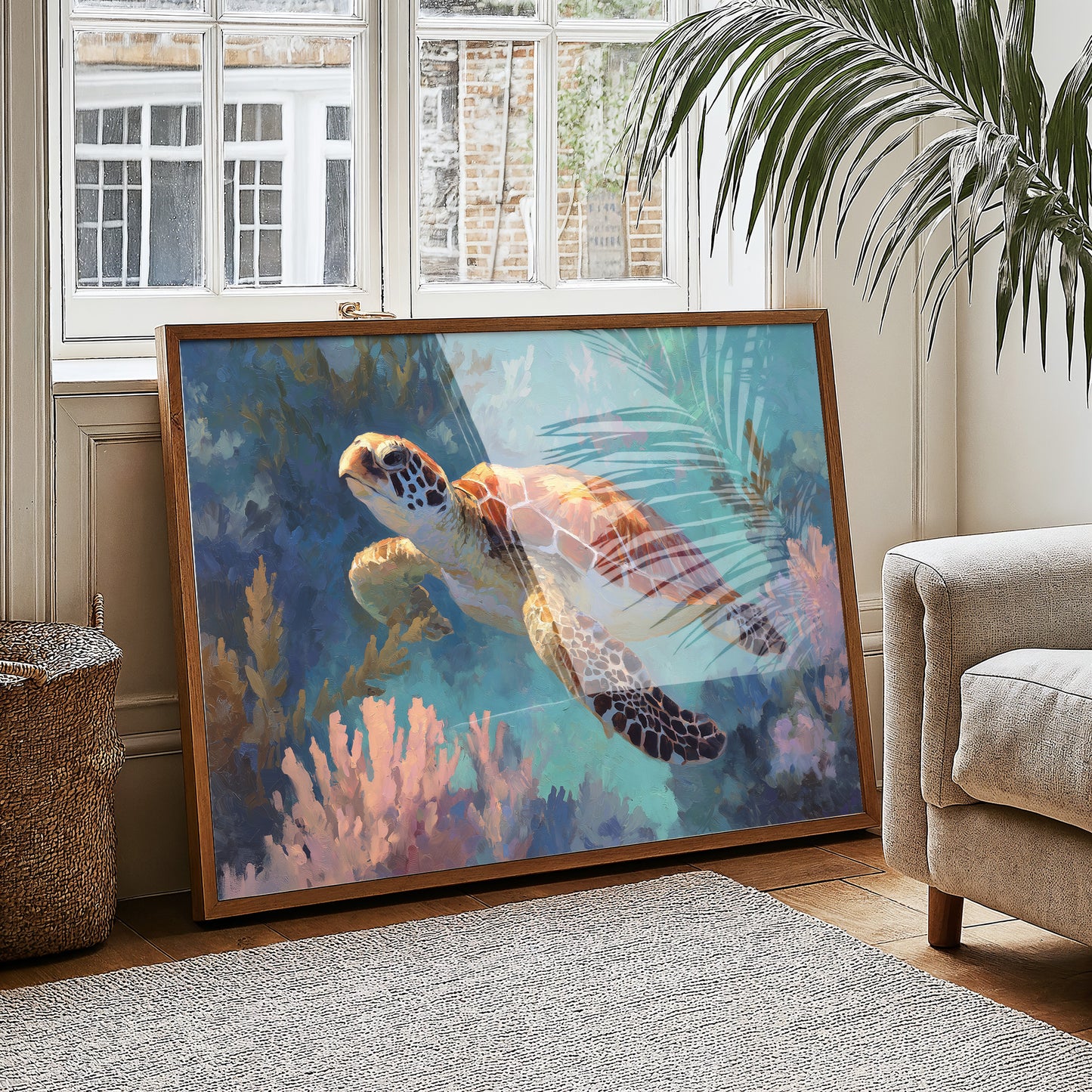 Ancient Voyager Through Turquoise Depths