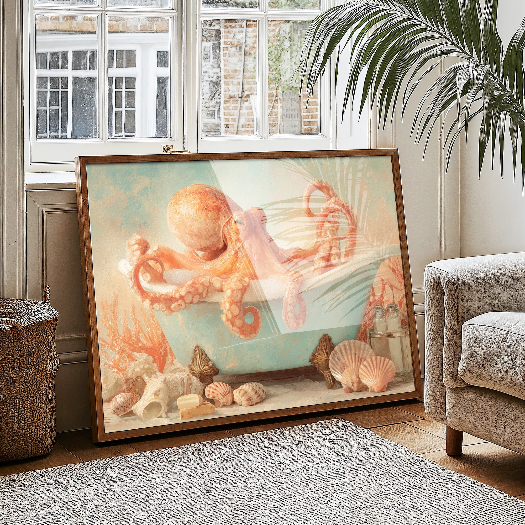 Tentacles Drift In Coral Daydream