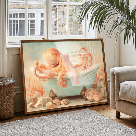 Tentacles Drift In Coral Daydream