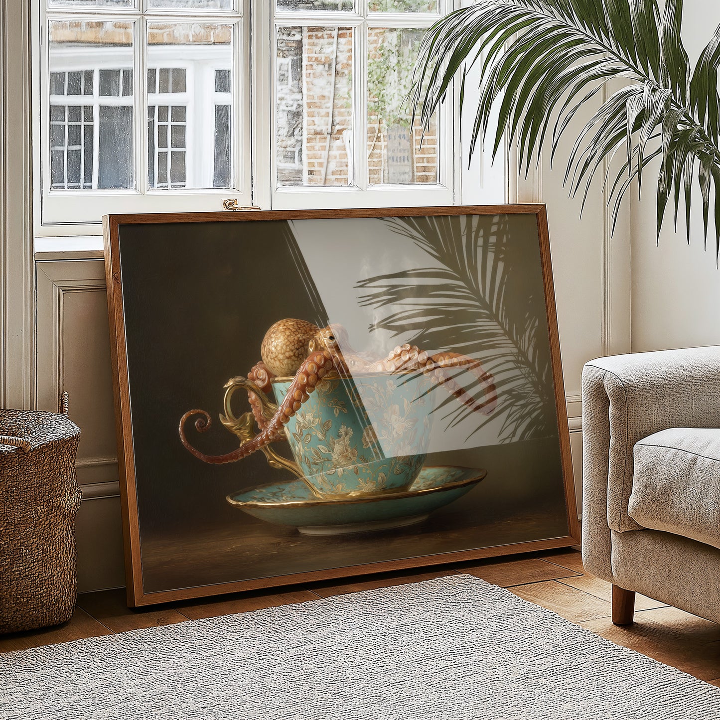 Curious Tentacles In Vintage Teacup