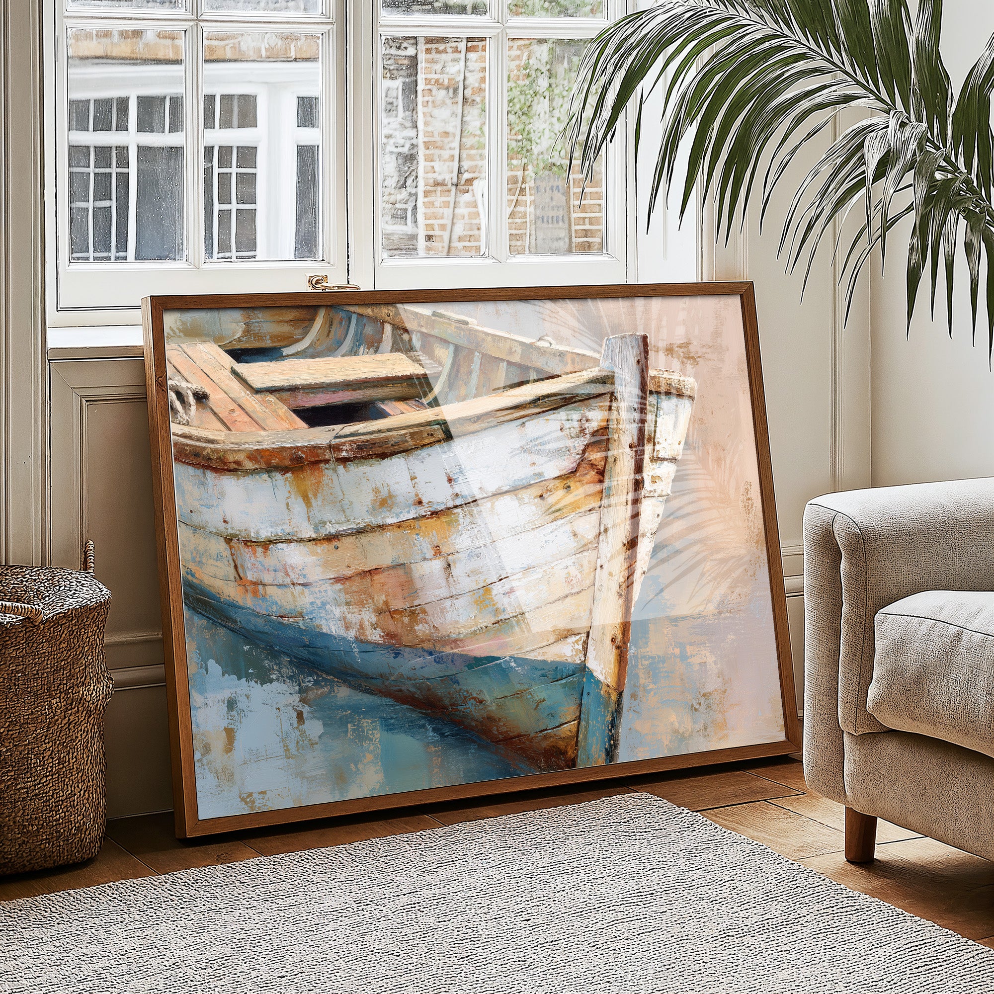 Weathered Hull Awaits The Tide