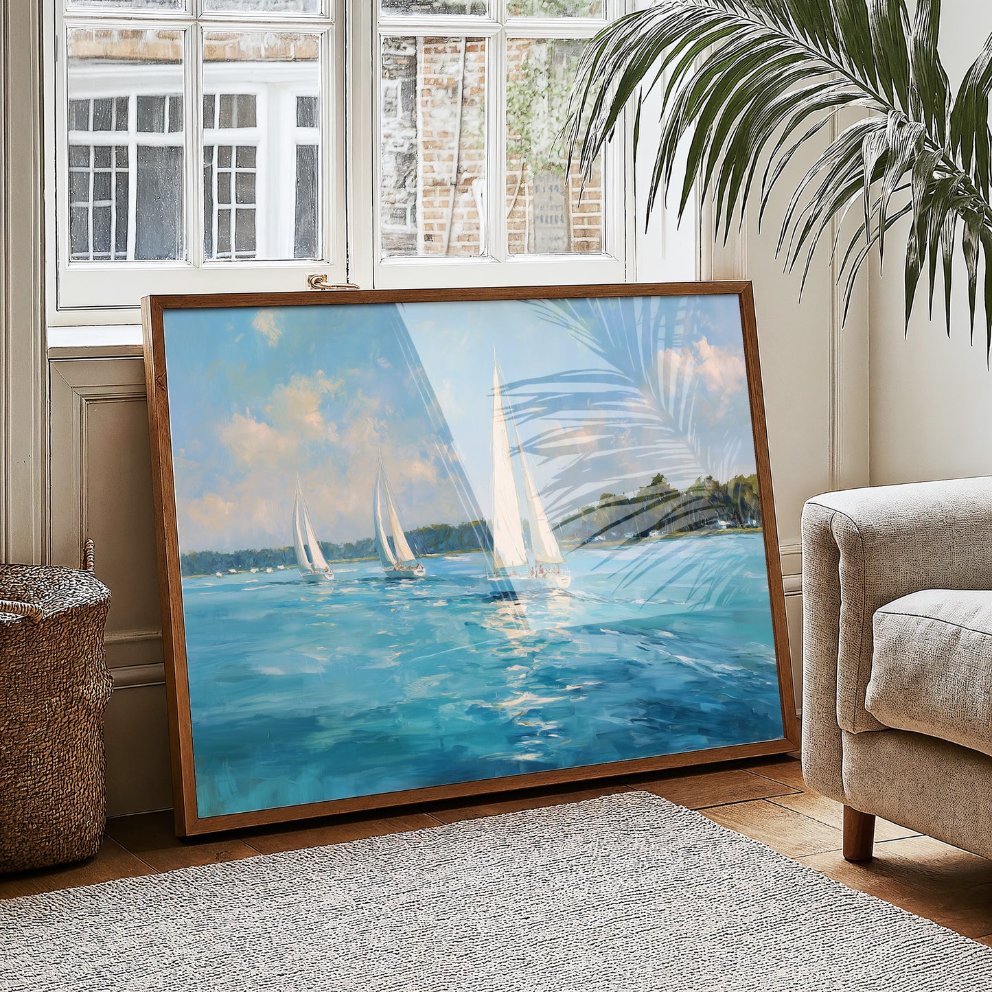 Sailing Through Azure Summer Skies