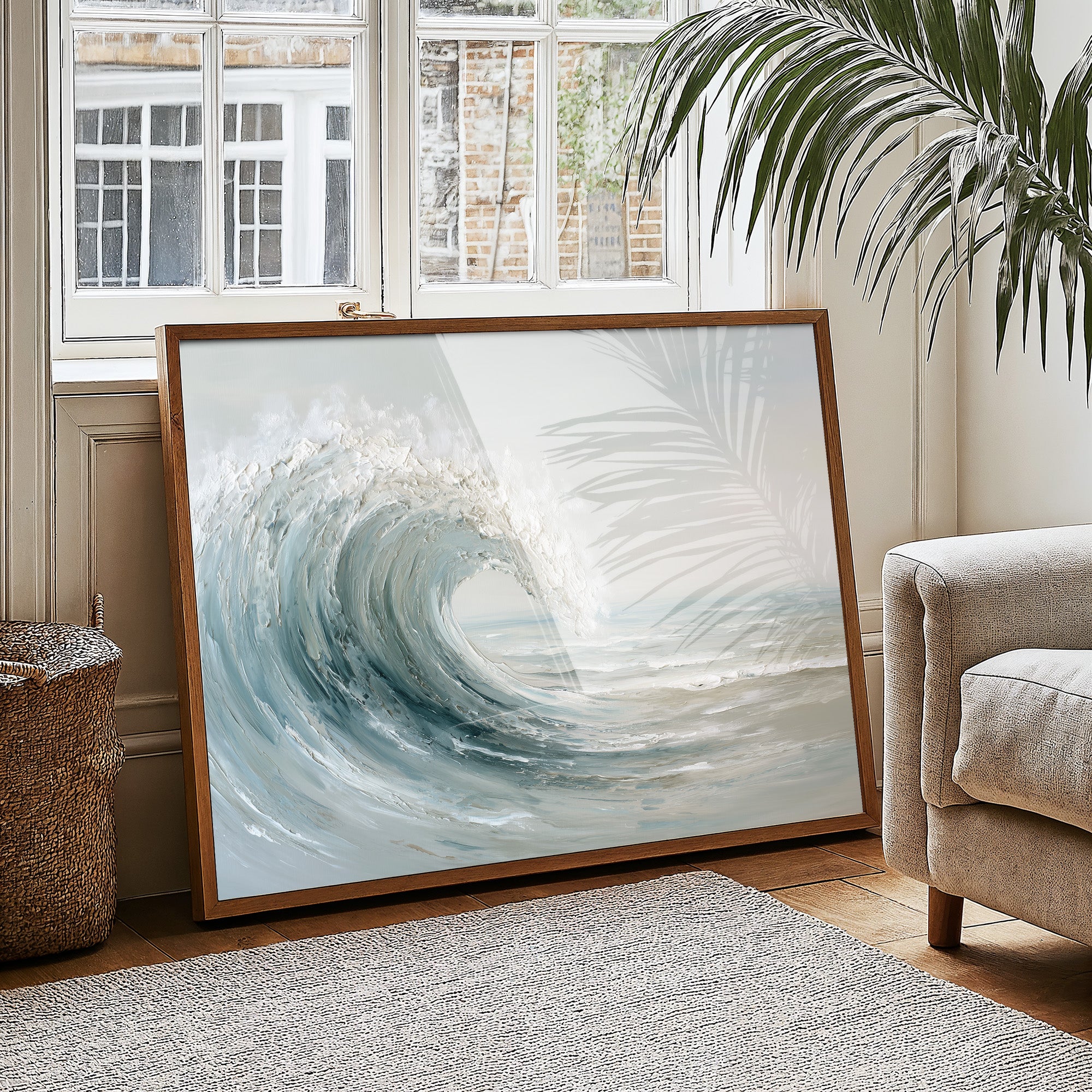 Ocean's Breath Curves Into Light