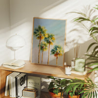 Palms Bathed In Coastal Light