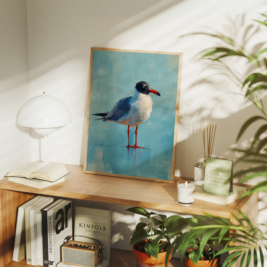 Coastal Bird On Turquoise Shores